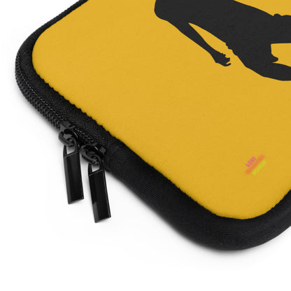 Laptop Sleeve: Soccer Yellow