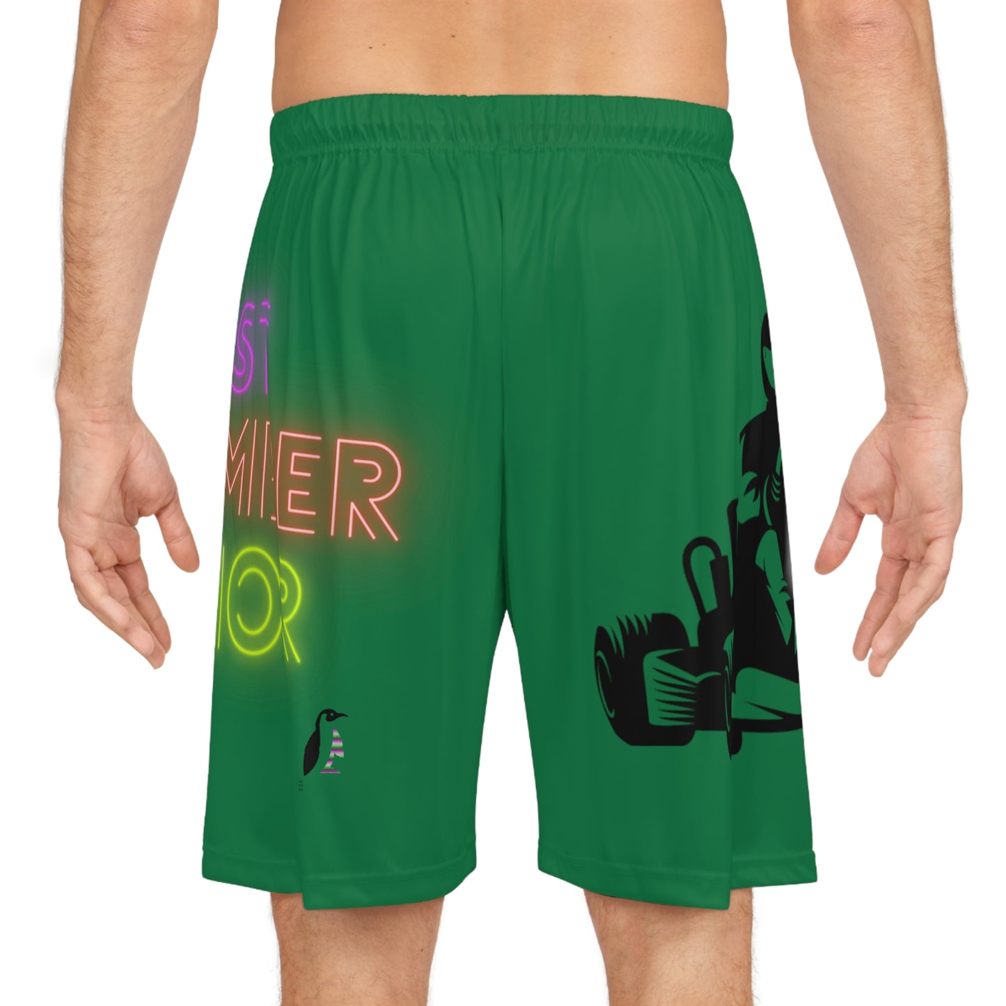 Basketball Shorts: Racing Dark Green