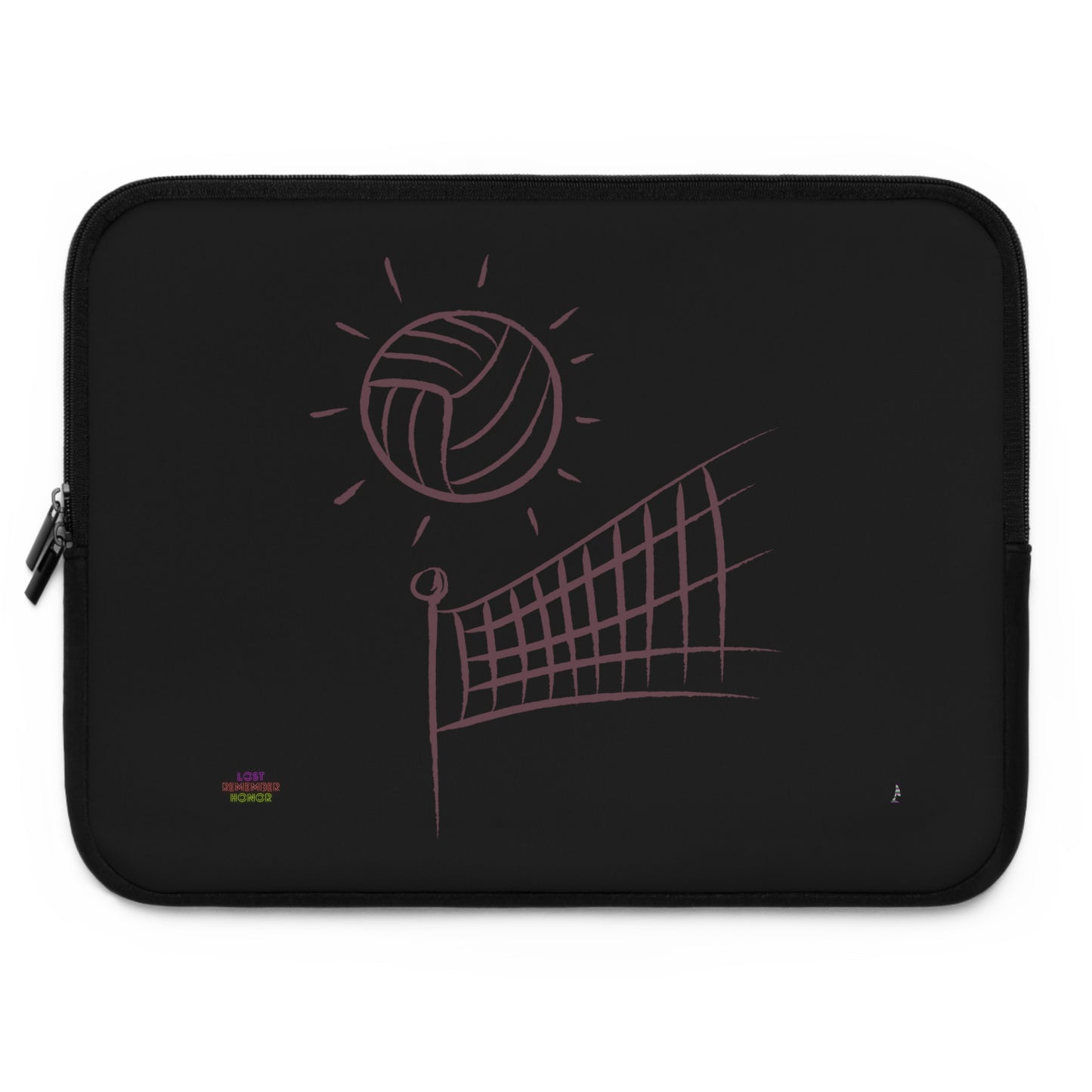 Laptop Sleeve: Volleyball Black