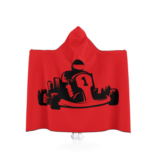Hooded Blanket: Racing Red