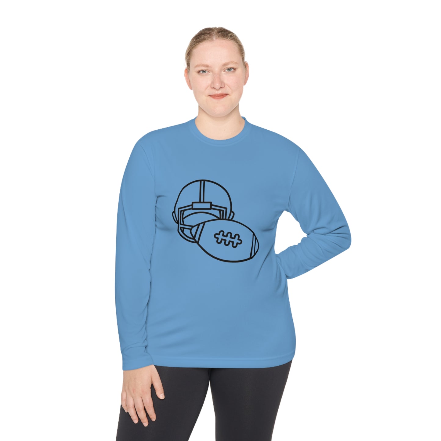 Lightweight Long Sleeve Tee: Football #2