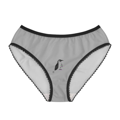 Women's Briefs: Weightlifting Lite Grey