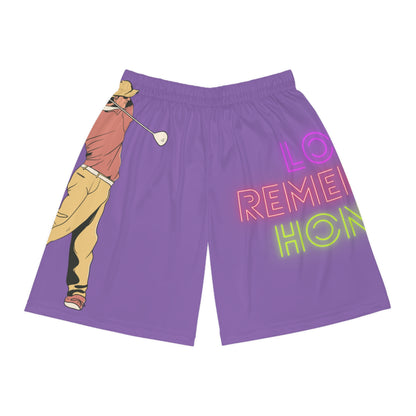 Basketball Shorts: Golf Lite Purple