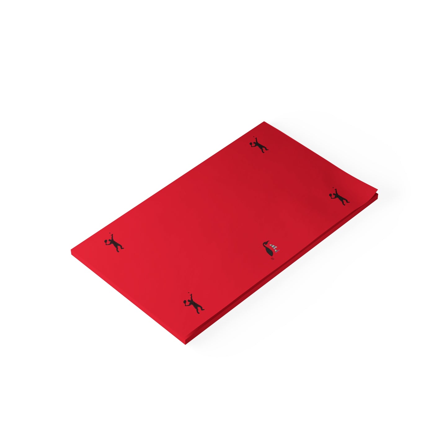 Post-it® Note Pads: Tennis Dark Red