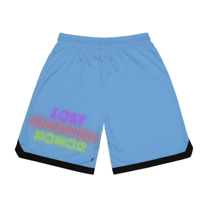 Basketball Rib Shorts: Weightlifting Lite Blue