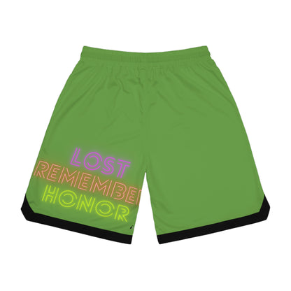 Basketball Rib Shorts: Basketball Green