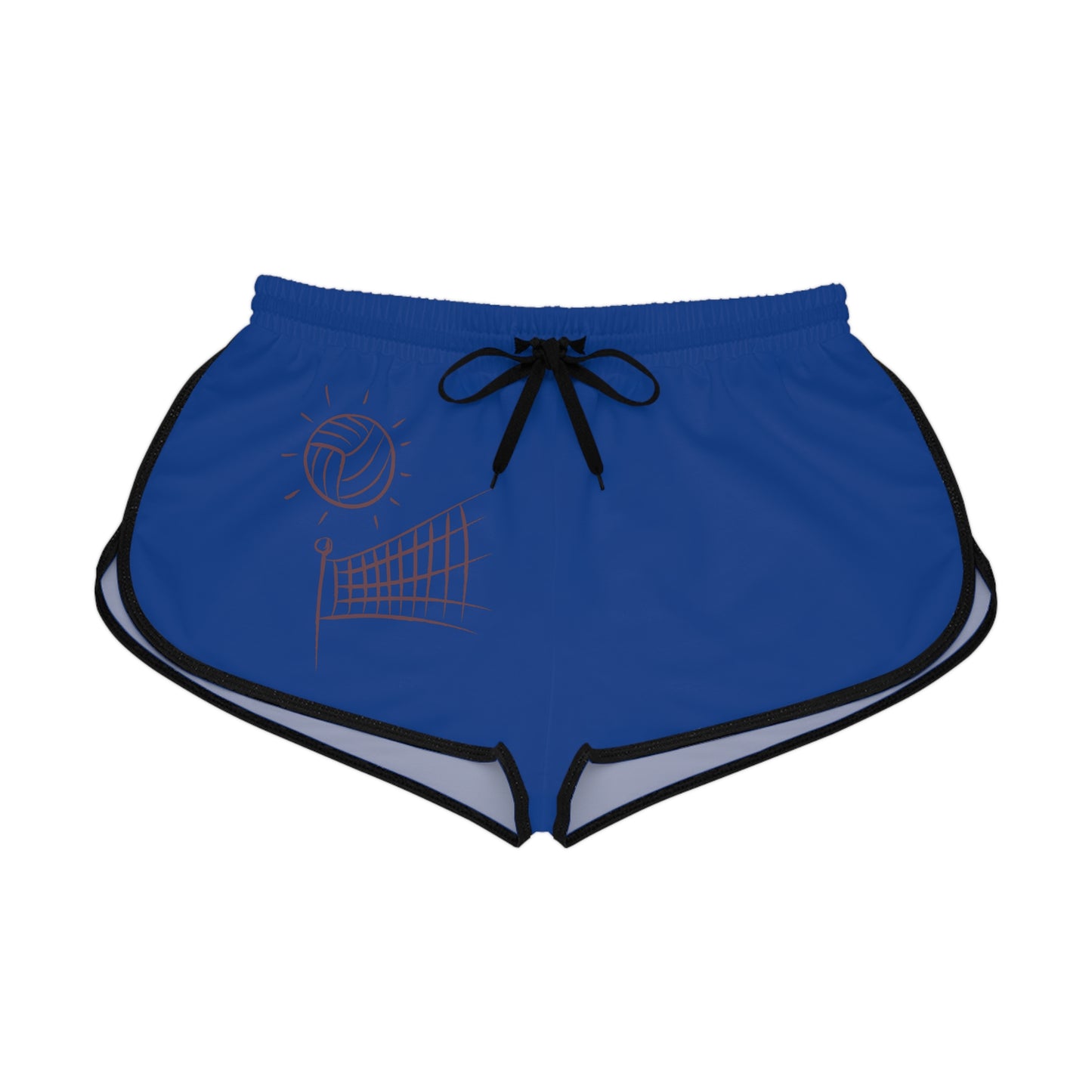 Women's Relaxed Shorts: Volleyball Dark Blue