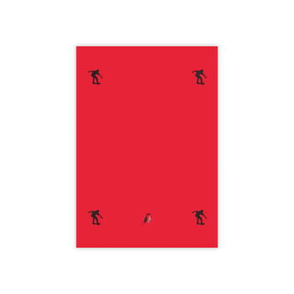 Post-it® Note Pads: Skateboarding Dark Red