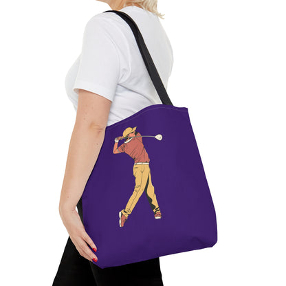 Tote Bag: Golf Purple