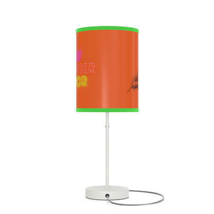 Lamp on a Stand, US|CA plug: Writing Orange