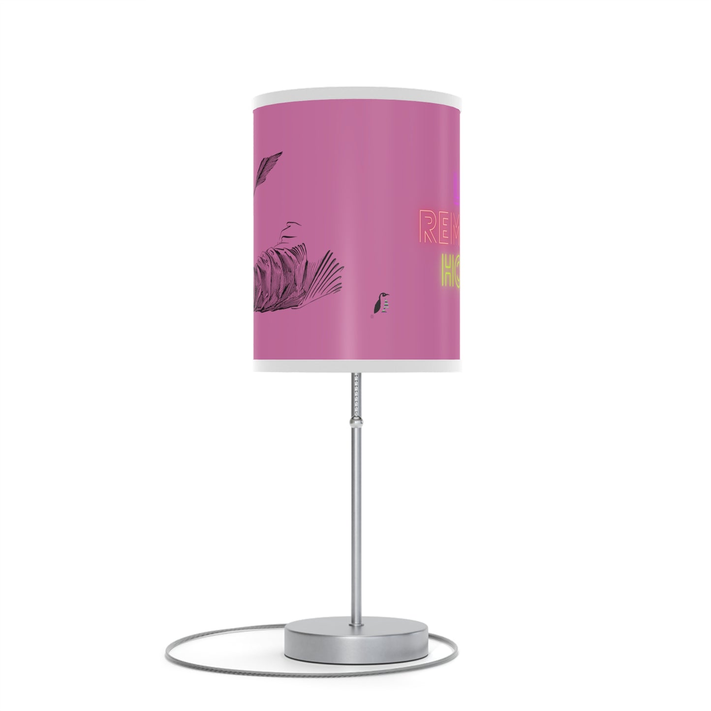 Lamp on a Stand, US|CA plug: Writing Lite Pink