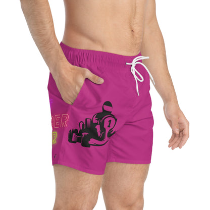 Swim Trunks: Racing Pink