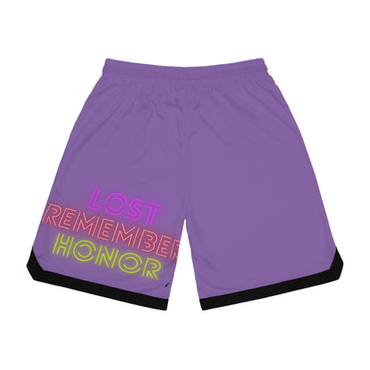 Basketball Rib Shorts: Golf Lite Purple