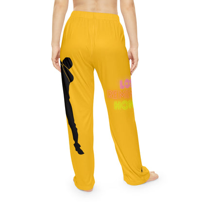 Women's Pajama Pants: Dance Yellow