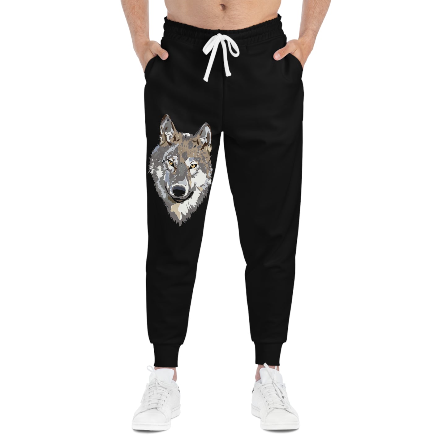 Athletic Joggers: Wolves Black