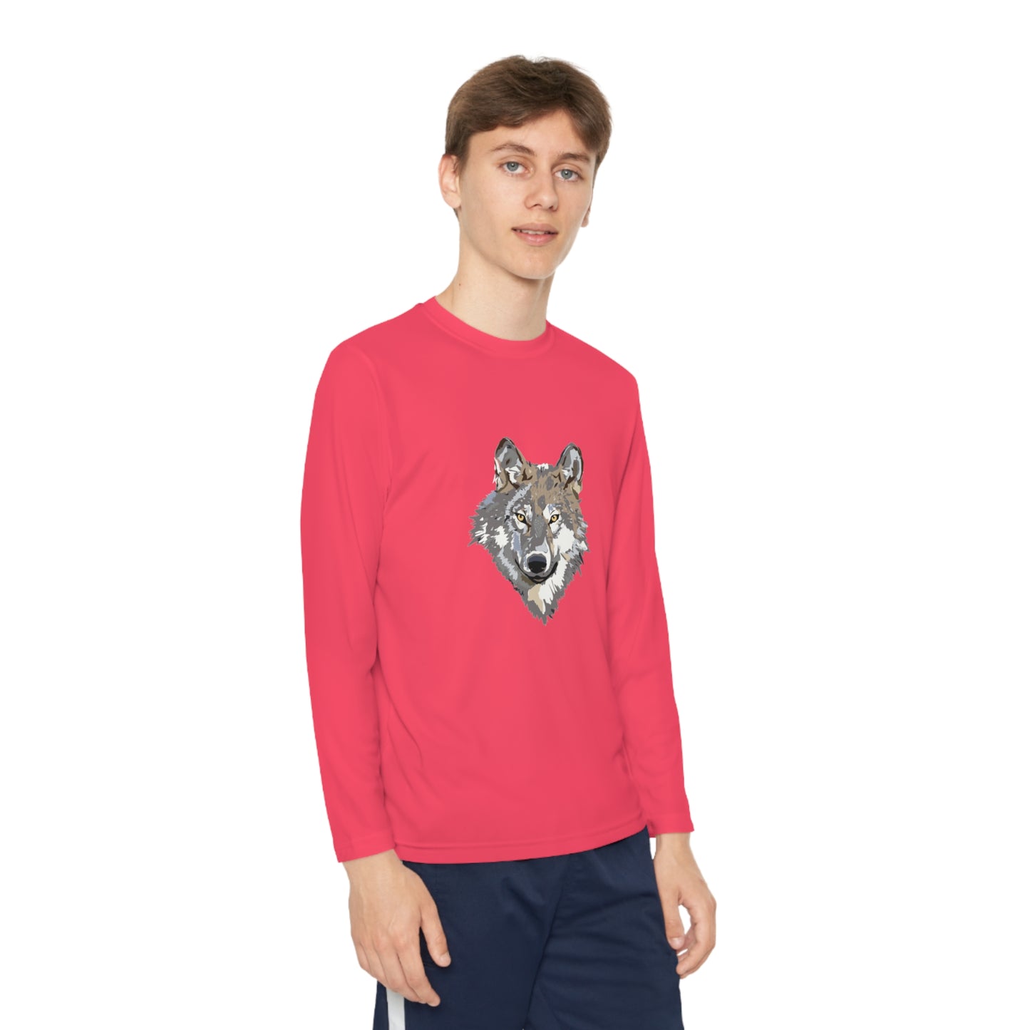 Youth Long Sleeve Competitor Tee: Wolves