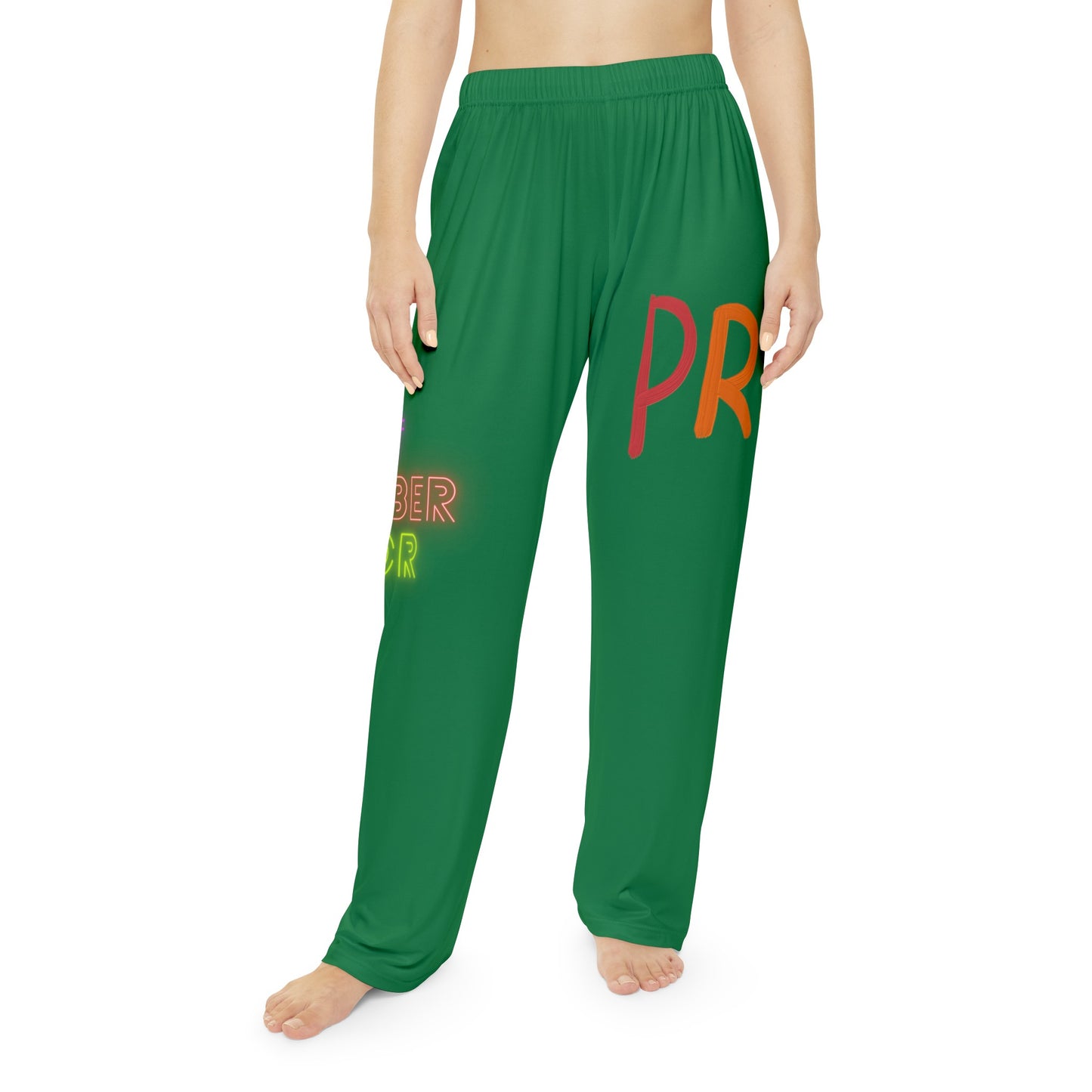 Women's Pajama Pants: LGBTQ Pride Dark Green