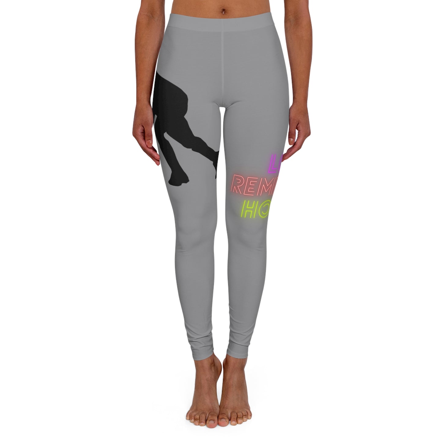 Women's Spandex Leggings: Hockey Grey