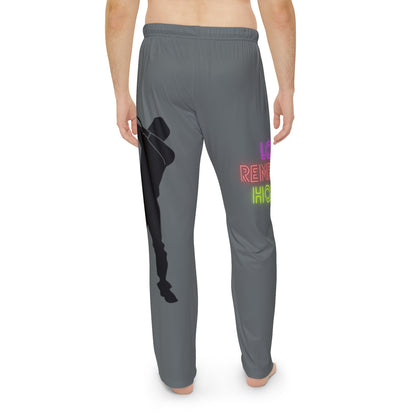 Men's Pajama Pants: Dance Dark Grey