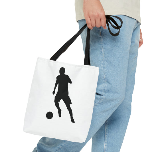 Tote Bag: Soccer White