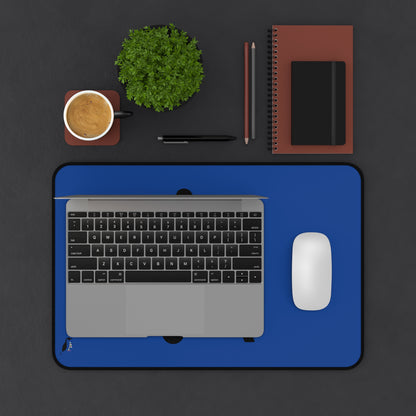 Desk Mat: Soccer Dark Blue