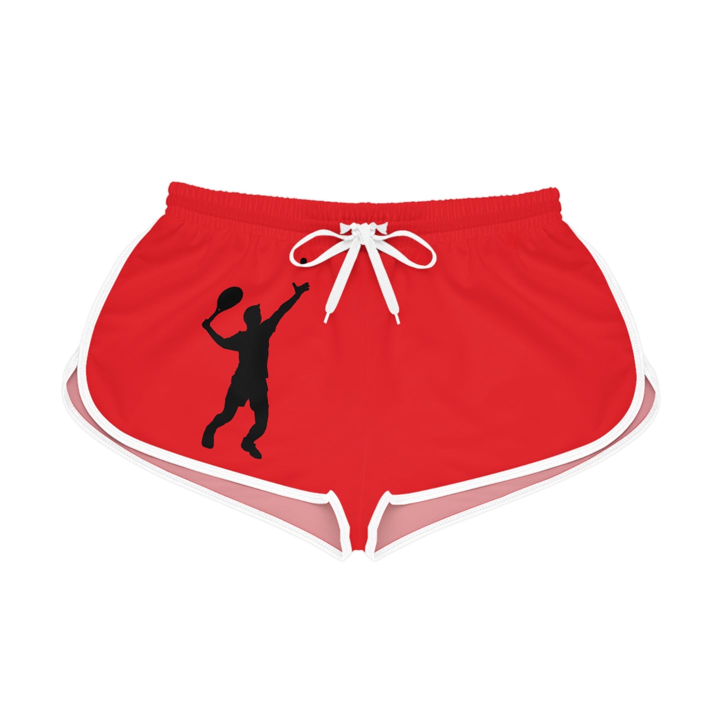 Women's Relaxed Shorts: Tennis Red