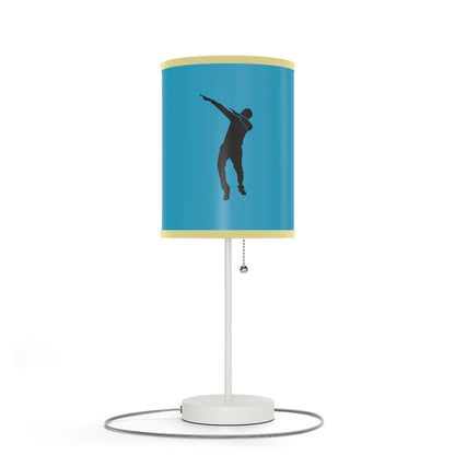 Lamp on a Stand, US|CA plug: Dance Turquoise 