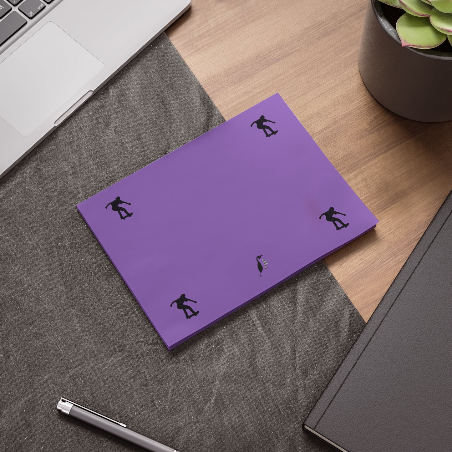 Post-it® Note Pads: Skateboarding Lite Purple