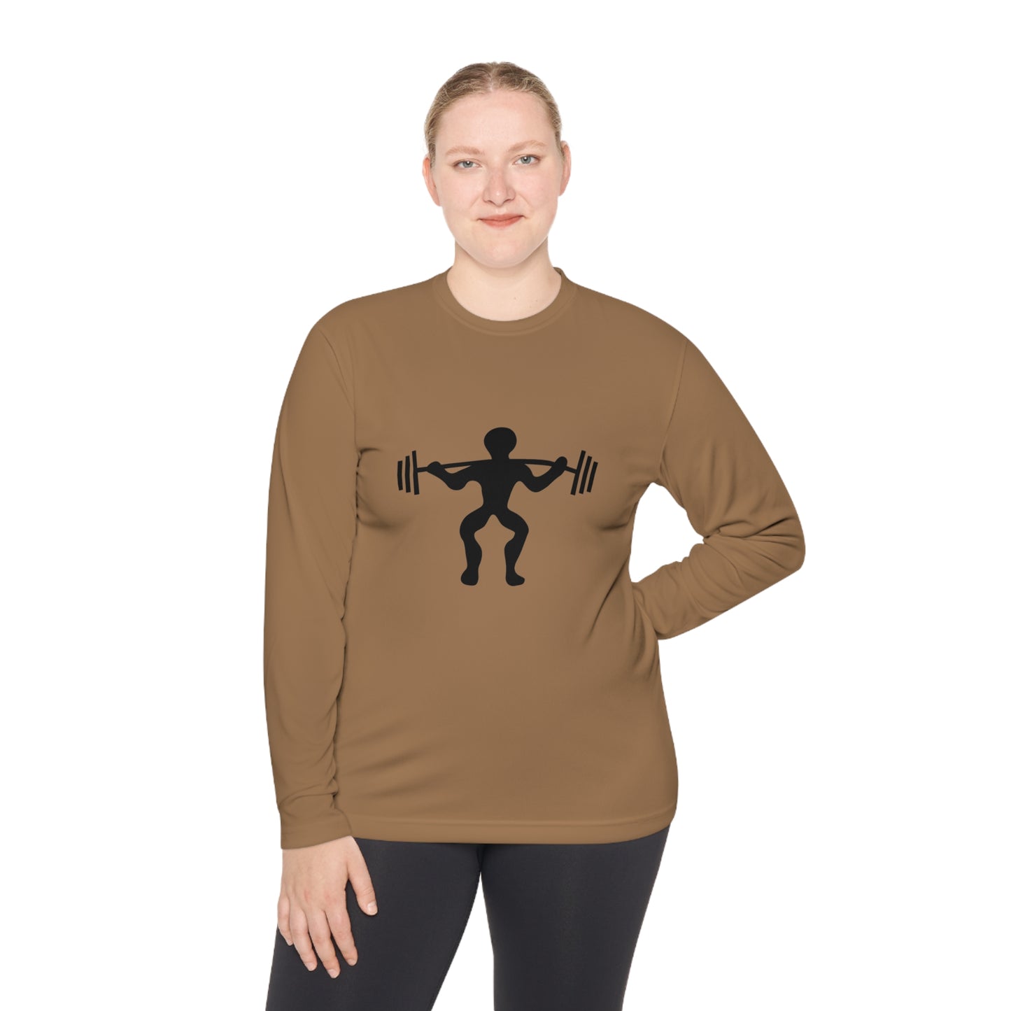 Lightweight Long Sleeve Tee: Weightlifting #1