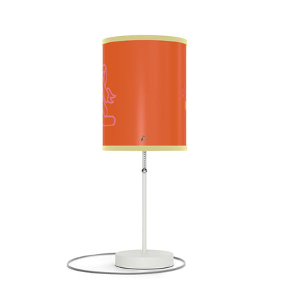 Lamp on a Stand, US|CA plug: Fight Cancer Orange