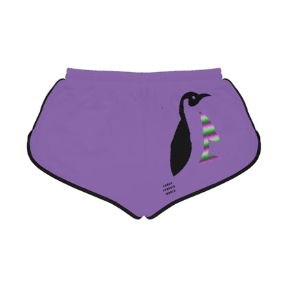 Women's Relaxed Shorts: Lost Remember Honor Lite Purple