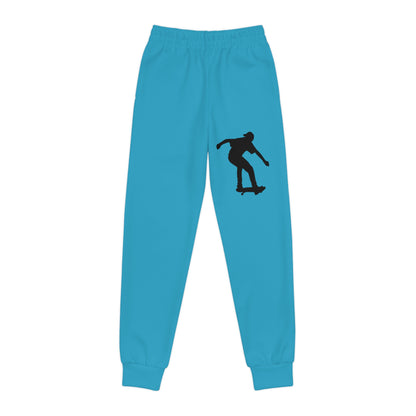 Youth Joggers: Skateboarding Turquoise