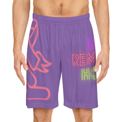 Basketball Shorts: Fight Cancer Lite Purple