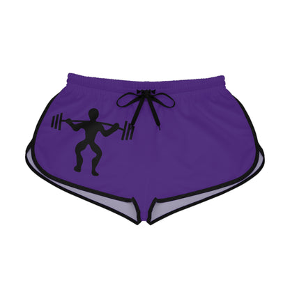 Women's Relaxed Shorts: Weightlifting Purple