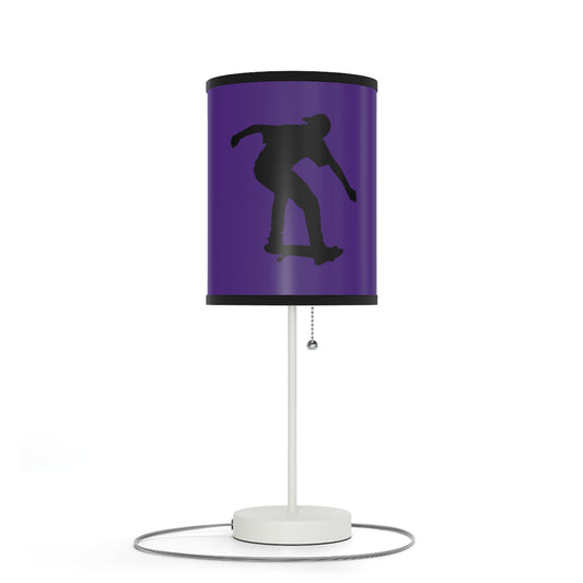 Lamp on a Stand, US|CA plug: Skateboarding Purple