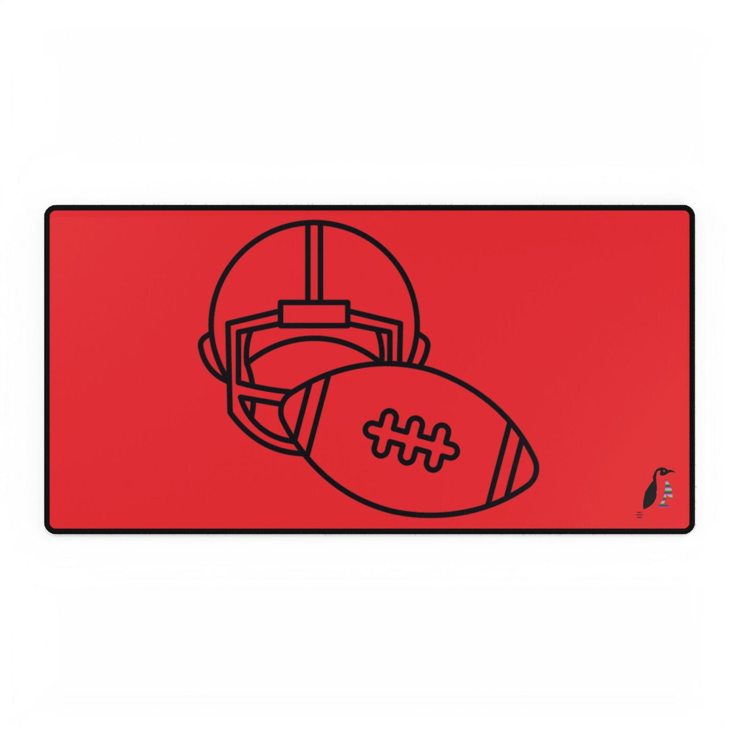 Desk Mats: Football Red