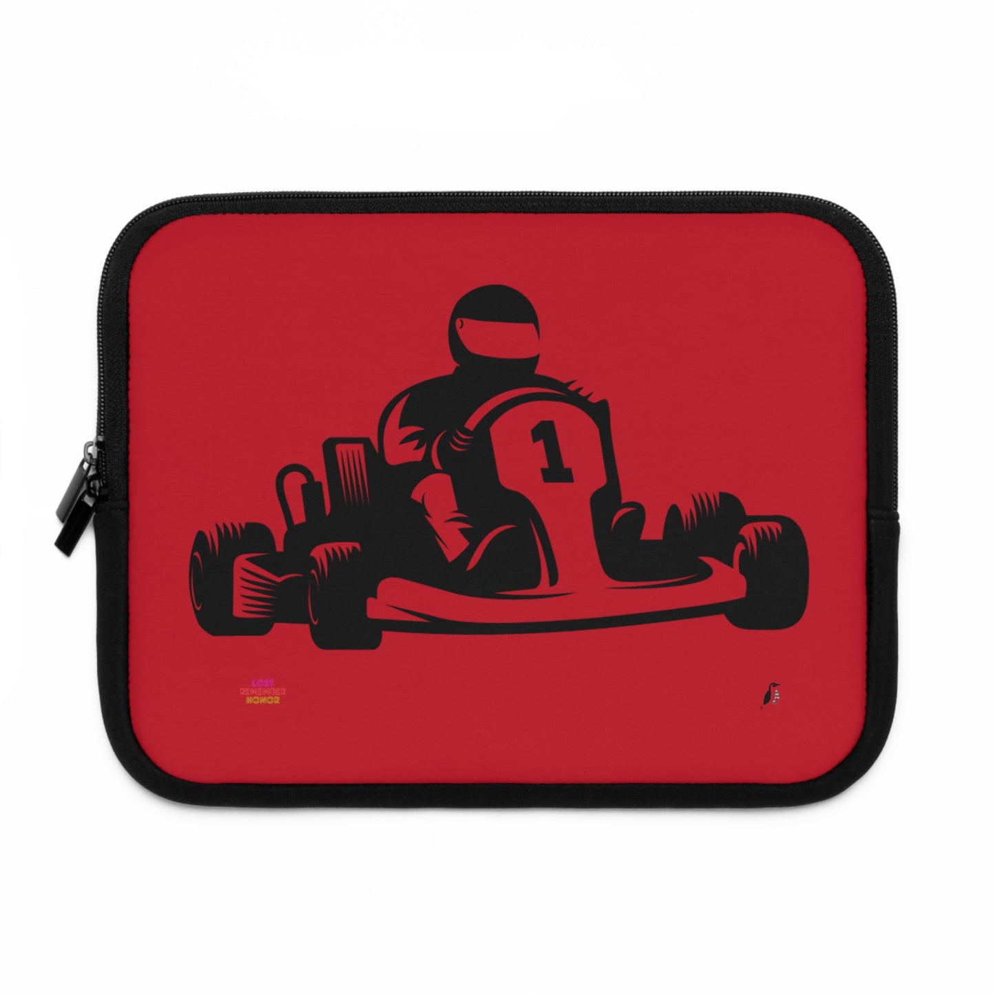 Laptop Sleeve: Racing Dark Red