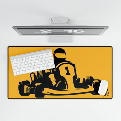 Desk Mats: Racing Yellow