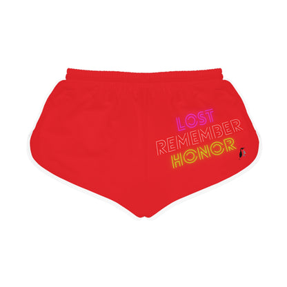 Women's Relaxed Shorts: Volleyball Red