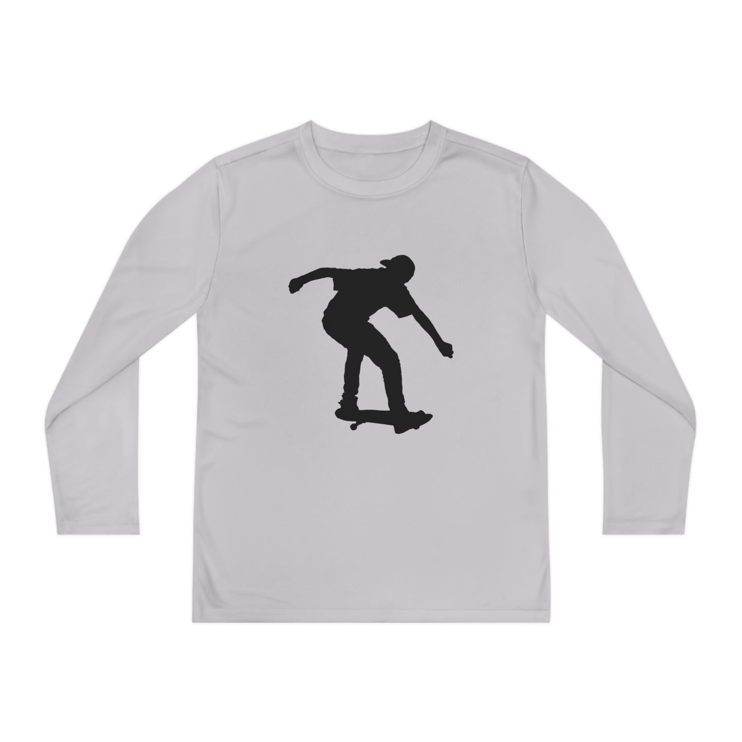 Youth Long Sleeve Competitor Tee: Skateboarding