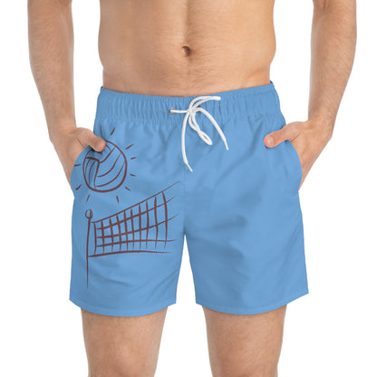 Swim Trunks: Volleyball Lite Blue