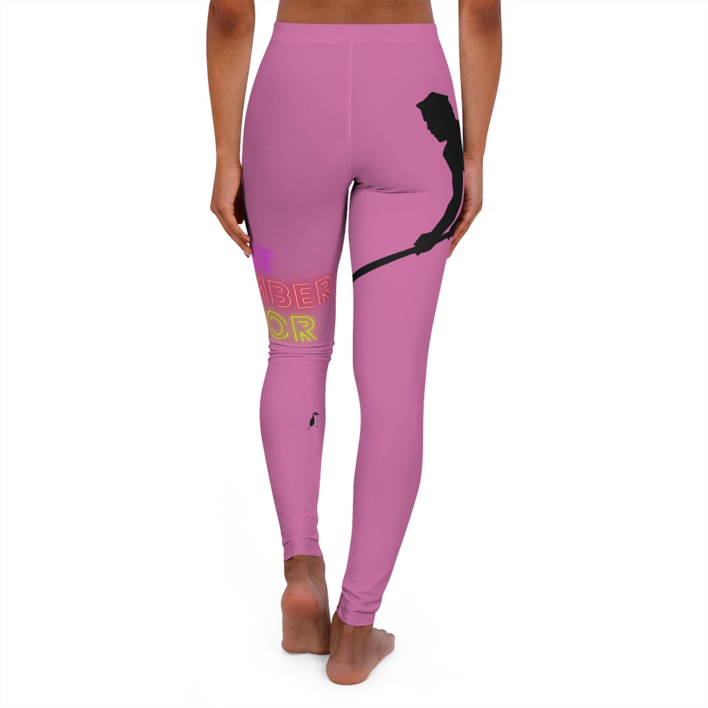 Women's Spandex Leggings: Hockey Lite Pink