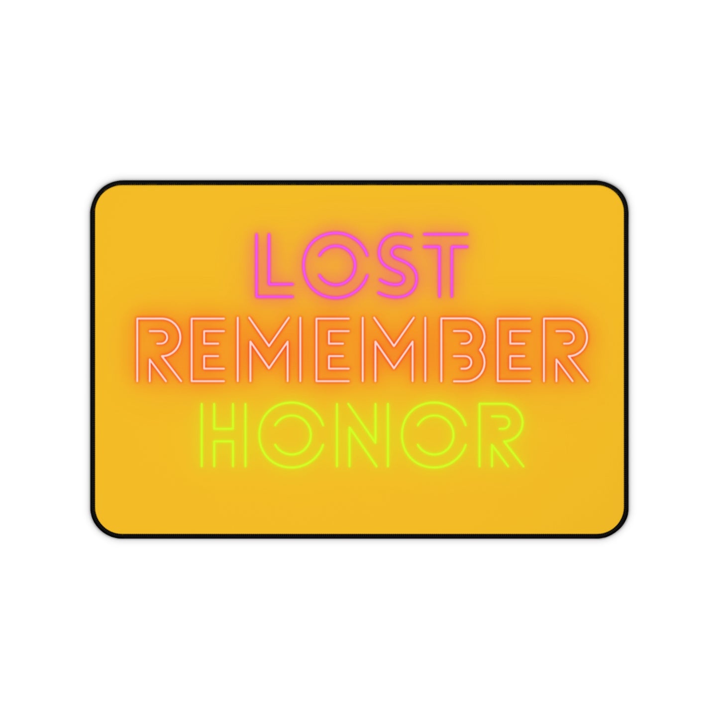 Desk Mat: Lost Remember Honor Yellow