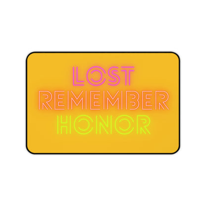 Desk Mat: Lost Remember Honor Yellow