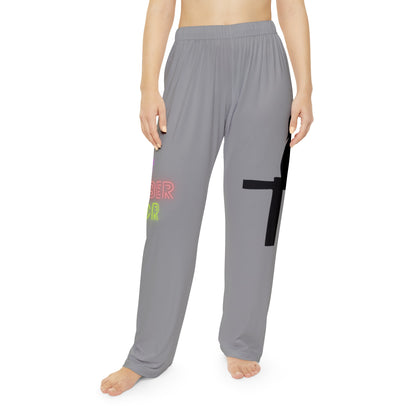 Women's Pajama Pants: Fishing Grey