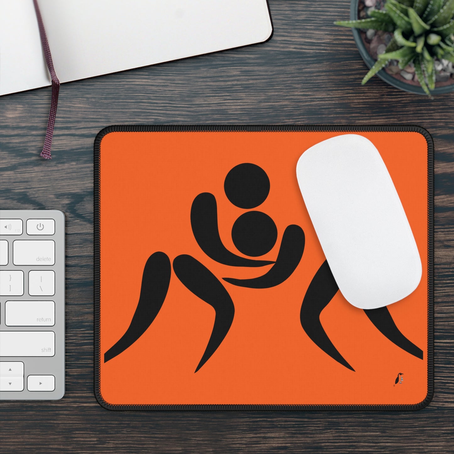 Gaming Mouse Pad: Wrestling Orange