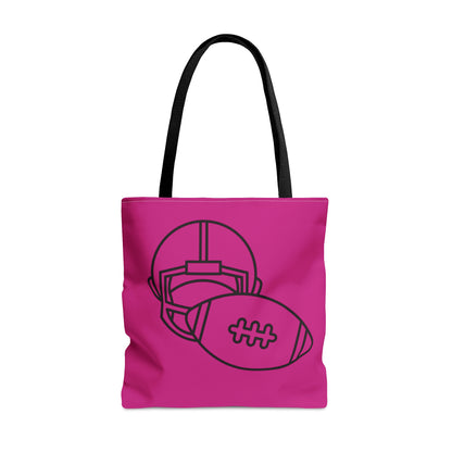 Tote Bag: Football Pink