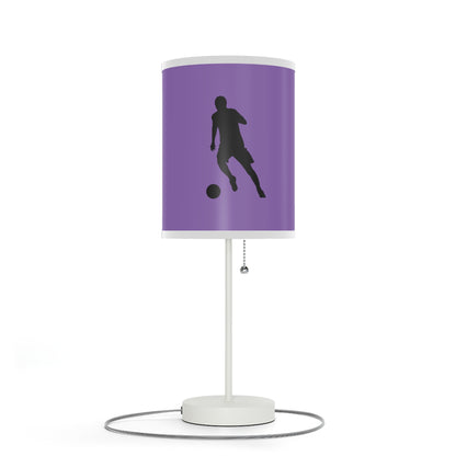 Lamp on a Stand, US|CA plug: Soccer Lite Purple