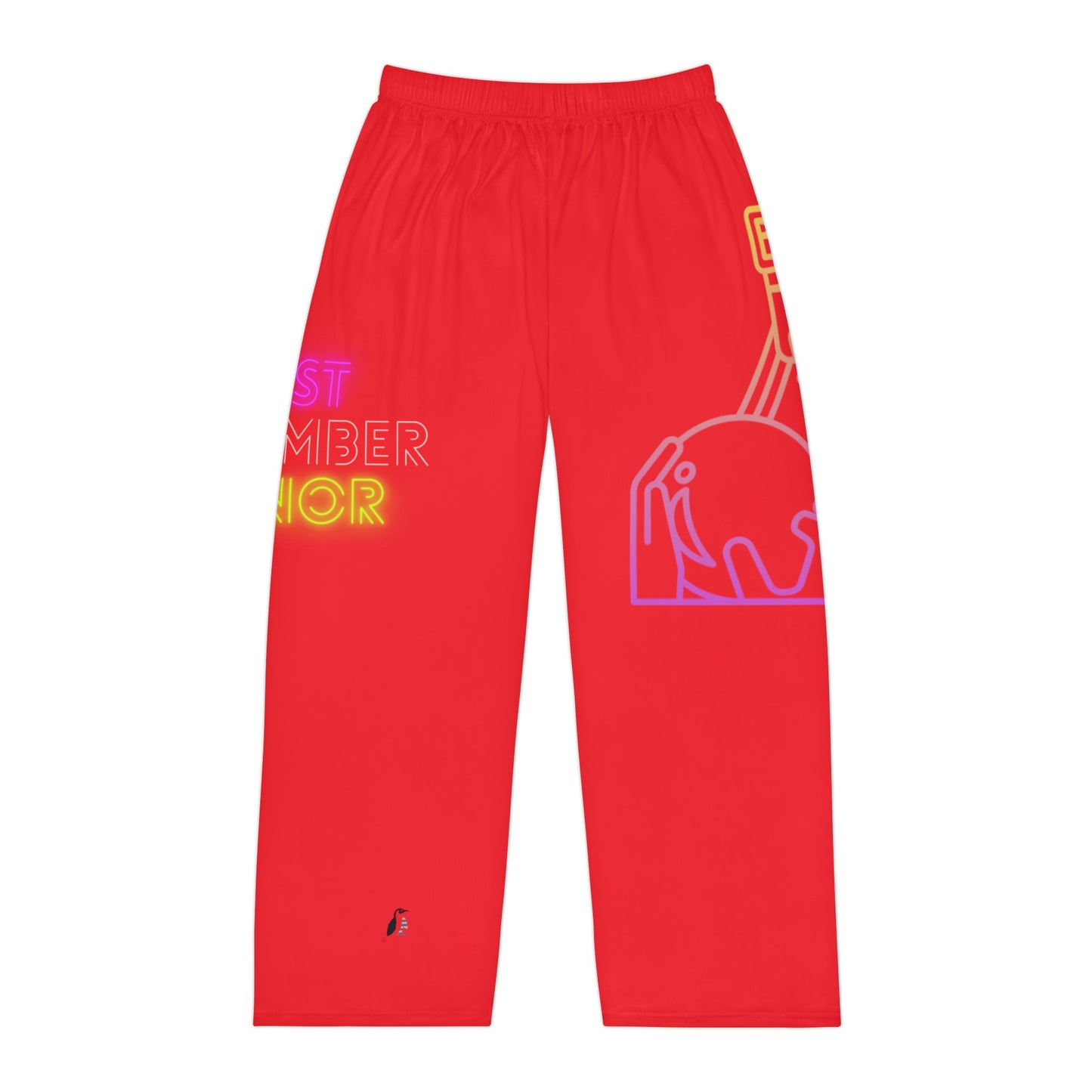 Men's Pajama Pants: Bowling Red