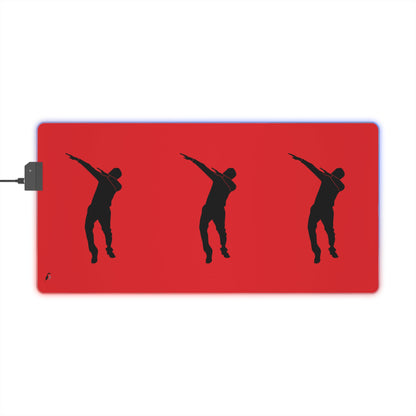 LED Gaming Mouse Pad: Dance Red